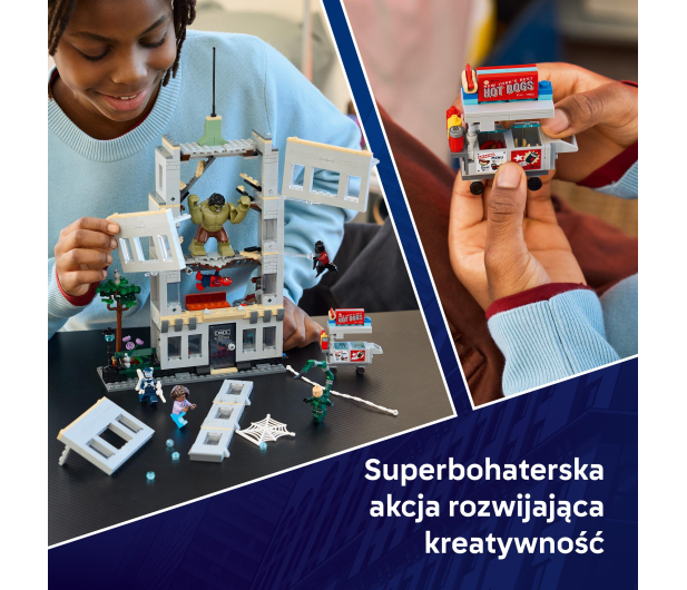 LEGO SUPER HEROES 76350 Epickie starcie: Spider-Man kontra Hulk - 1529855 - zdjęcie 6